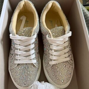 Betsey Johnson Sparkly Sneakers